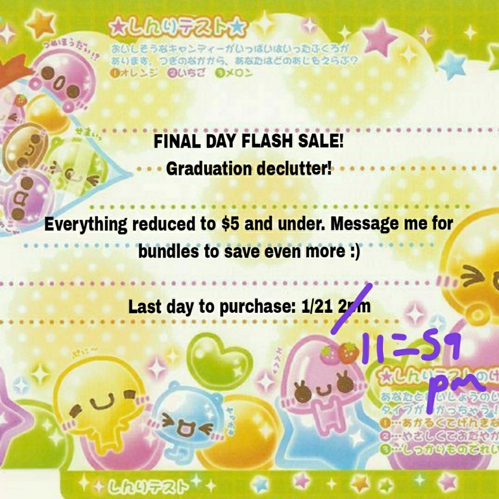 FINAL HOURS SALE! CRAZY DEALS